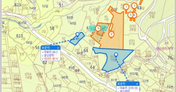 경상남도 하동군 금남면 대송리 43-8 답 경매 물건 이미지
