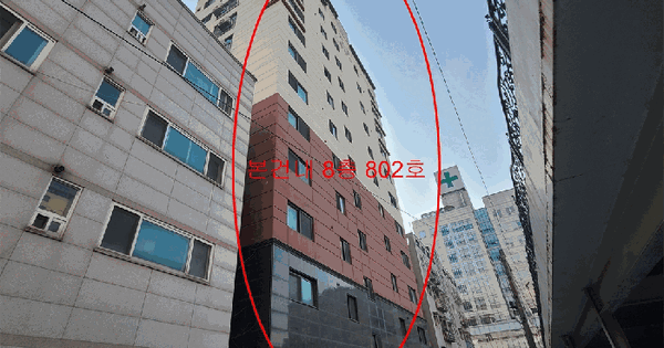 인천광역시 미추홀구 숭의동 339-6  8층802호 오피스텔 경매 물건 이미지