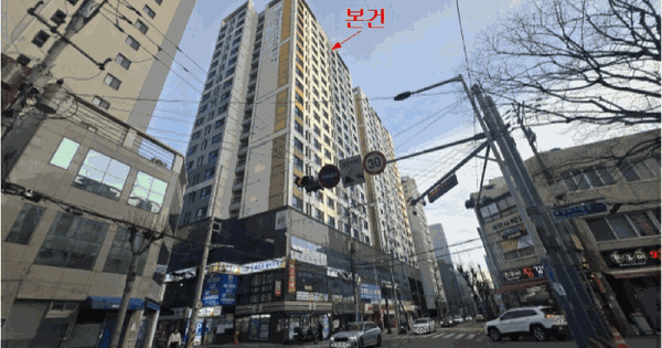 부산광역시 부산진구 부전동 474-51 대동레미안센트럴시티 6층 비-608호 오피스텔 경매 물건 이미지