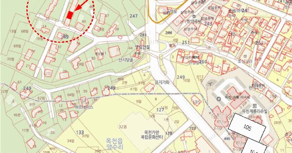 충청북도 옥천군 옥천읍 금구리 249-53 숲타운하우스 비동 1,2층 102호 미지정 경매 물건 이미지