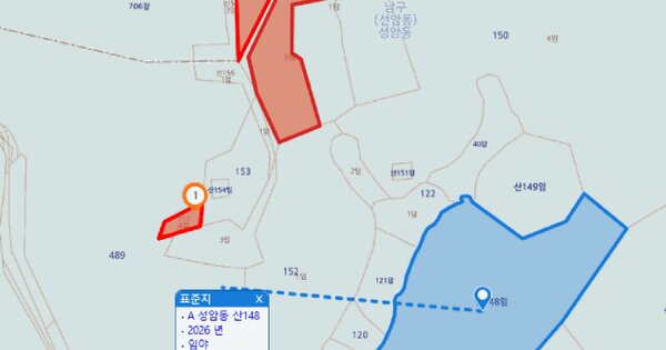 울산광역시 남구 성암동 117-4  미지정 경매 물건 이미지