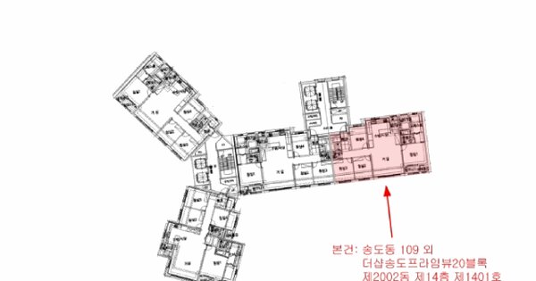 인천광역시 연수구 송도동 109 더샵송도프라임뷰20블록 2002동 14층1401호 미지정 경매 물건 이미지