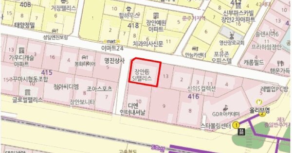 서울특별시 동대문구 장안동 416-1 에스아이팰리스장안센텀  제16층 제1607호 미지정 경매 물건 이미지
