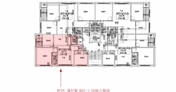 인천광역시 계양구 계산동 957-1 더뷰스퀘어 101동 3층301호 미지정 경매 물건 이미지