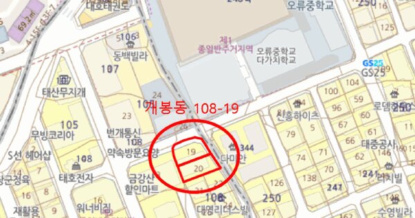 서울특별시 구로구 개봉동 108-19 혜성팰리스  제3층 제304호 미지정 경매 물건 이미지