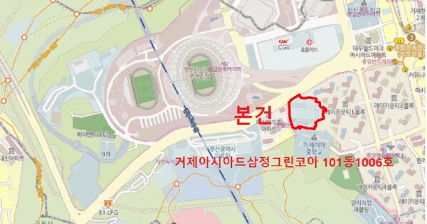 부산광역시 연제구 거제동 1272 거제아시아드삼정그린코아 101동 10층1006호 미지정 경매 물건 이미지