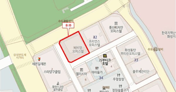 경기도 화성시 동탄구 석우동 32-5 세비앙오피스텔  13층1316호 미지정 경매 물건 이미지