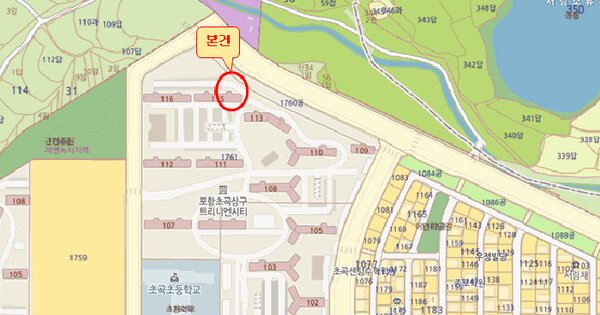 경상북도 포항시 북구 흥해읍 초곡리 1761 초곡삼구트리니엔시티 115동 17층 1703호 미지정 경매 물건 이미지