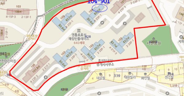 경기도 용인시 기흥구 서천동 828 영통로효성해링턴플레이스 104동 9층901호 미지정 경매 물건 이미지