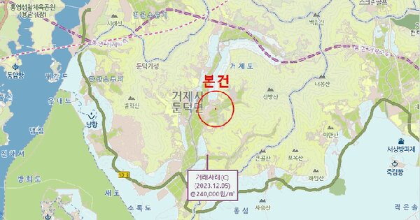 경상남도 거제시 둔덕면 산방리 464-1  미지정 경매 물건 이미지