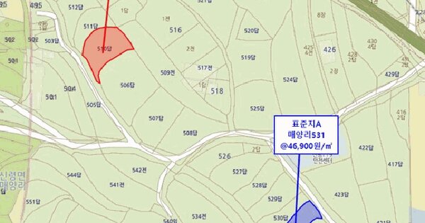 경상북도 영천시 신녕면 매양리 510  미지정 경매 물건 이미지