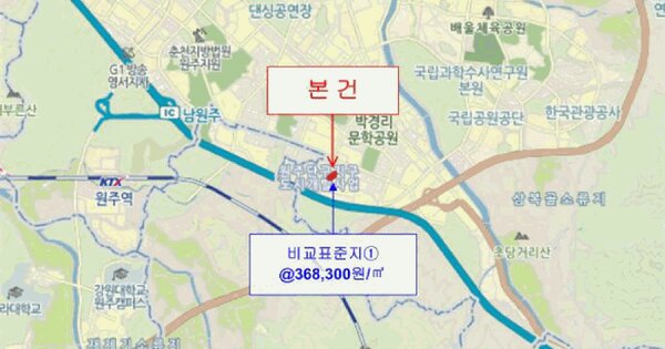 강원특별자치도 원주시 단구동 829-1  미지정 경매 물건 이미지