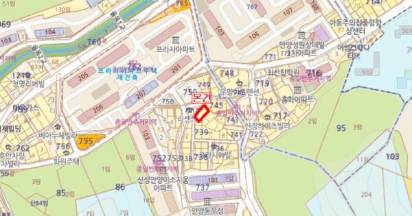 경기도 안양시 만안구 안양동 740-1 해피타운빌  3층301호 미지정 경매 물건 이미지