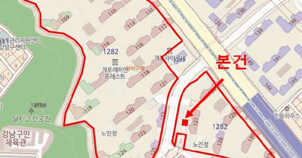 서울특별시 강남구 개포동 1282 개포래미안포레스트 상가3동 1층104호 미지정 경매 물건 이미지