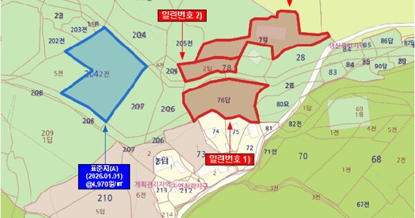 전라남도 강진군 칠량면 단월리 76  미지정 경매 물건 이미지