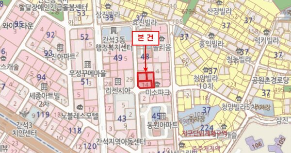 인천광역시 남동구 간석동 48-12 센트럴씨티  1,지1층비01호 미지정 경매 물건 이미지