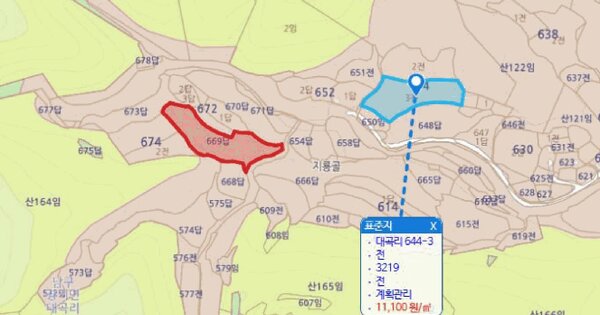 경상북도 포항시 남구 장기면 대곡리 669  미지정 경매 물건 이미지