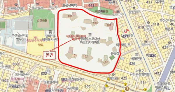 부산광역시 수영구 망미동 693-1 더샾파크리치 105동 23층2303호 미지정 경매 물건 이미지