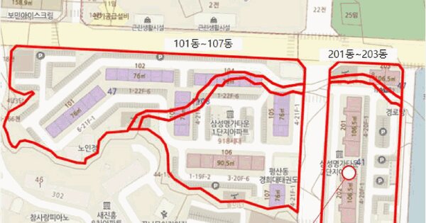 경상남도 양산시 평산동 41 삼성명가타운 202동 1층101호 미지정 경매 물건 이미지