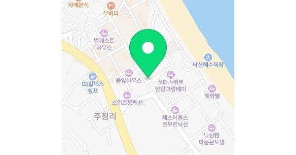 강원특별자치도 양양군 강현면 주청리 2-13  미지정 경매 물건 이미지