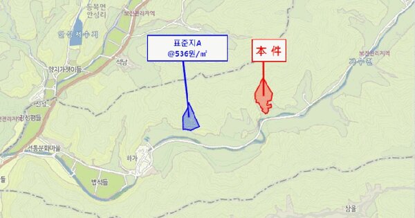전라남도 화순군 동복면 가수리 산314  미지정 경매 물건 이미지