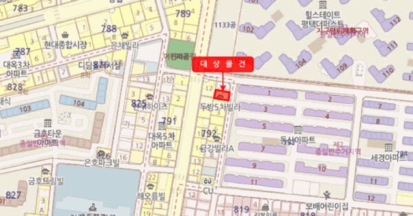 경기도 평택시 서정동 792-1  1층3호 미지정 경매 물건 이미지