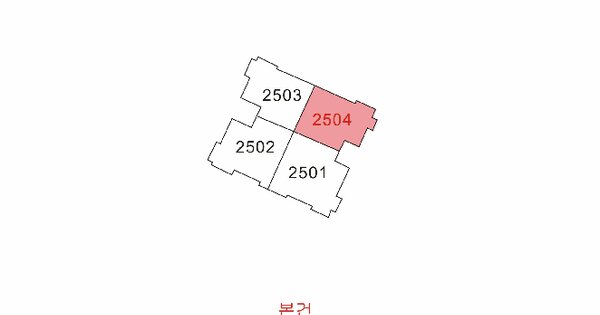 대구광역시 달서구 감삼동 560-1 죽전역해링턴플레이스더원 102동 25층2504호 미지정 경매 물건 이미지