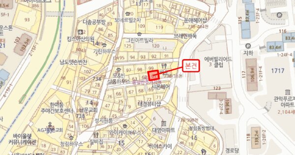 서울특별시 관악구 봉천동 14-61  미지정 경매 물건 이미지