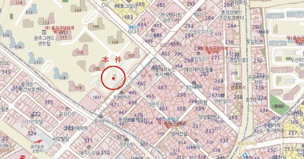 광주광역시 동구 계림동 1827 그랜드센트럴 108동 8층805호 미지정 경매 물건 이미지