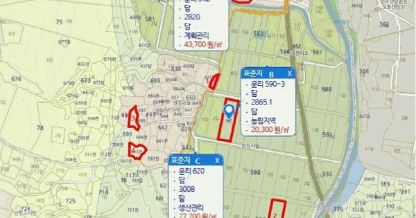 경상남도 산청군 단성면 운리 560-1  미지정 경매 물건 이미지