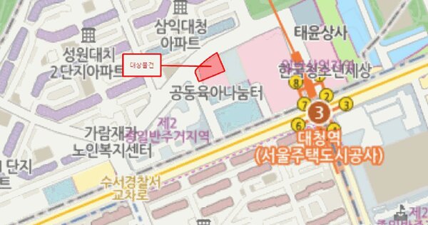 서울특별시 강남구 개포동 14-1  지하1층비-123호 미지정 경매 물건 이미지