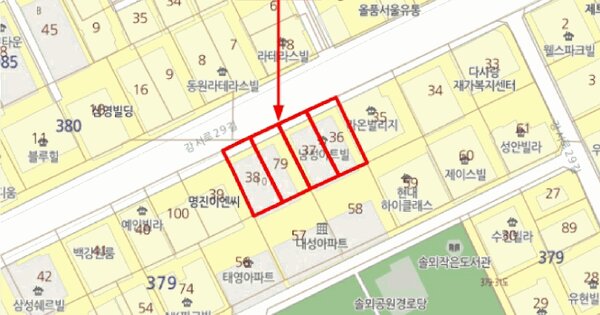 서울특별시 강서구 화곡동 379-36 남성아트빌 제102동 제2층 제202호 미지정 경매 물건 이미지
