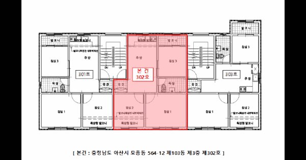 충청남도 아산시 모종동 564-12 103동 제3층 제302호 미지정 경매 물건 이미지