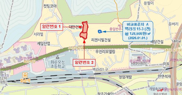전라남도 화순군 화순읍 벽라리 297  미지정 경매 물건 이미지