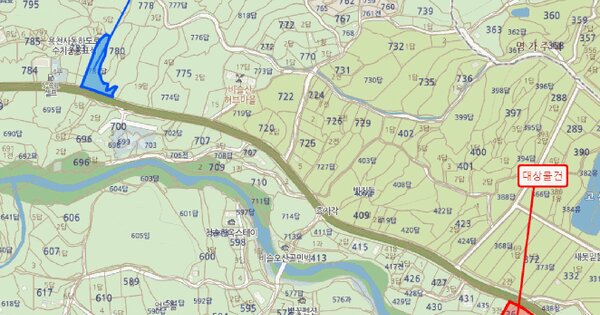 경상북도 청도군 각북면 오산리 436  미지정 경매 물건 이미지