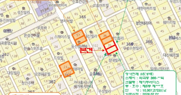 서울특별시 강서구 화곡동 366-35 제이투리더스  제3층 제301호 미지정 경매 물건 이미지