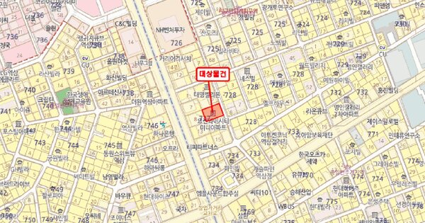 서울특별시 강남구 역삼동 727-9 요진와이시티미니  4층405호 미지정 경매 물건 이미지