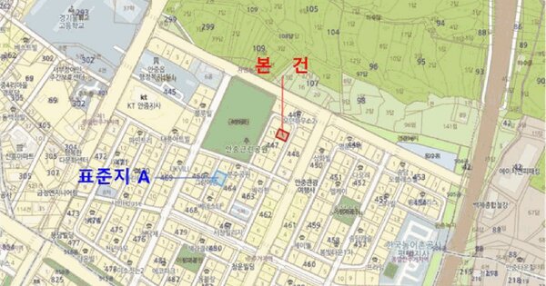 경기도 평택시 안중읍 안중리 447-3  미지정 경매 물건 이미지