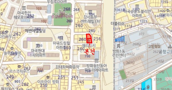 서울특별시 강서구 방화동 260-30 헤리티지  제5층 제502호 미지정 경매 물건 이미지
