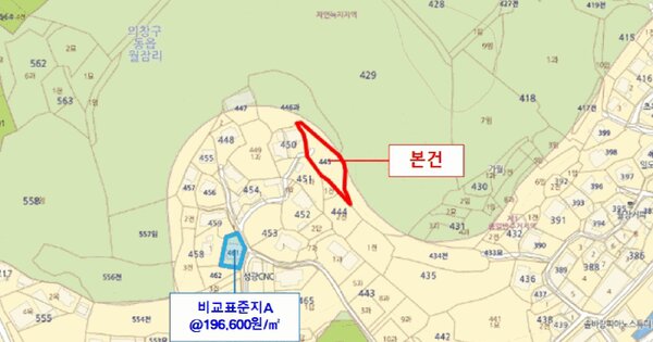 경상남도 창원시 의창구 동읍 월잠리 445  미지정 경매 물건 이미지