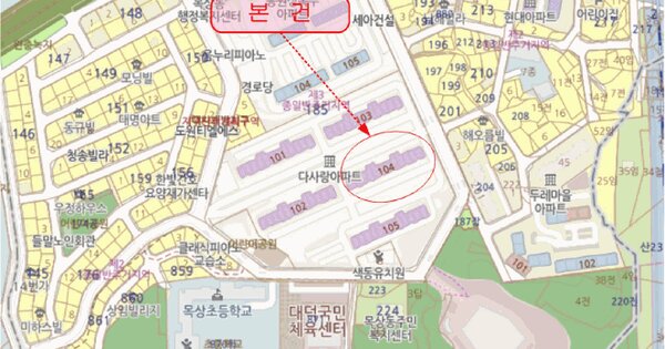대전광역시 대덕구 목상동 185-2 다사랑아파트 104동 11층1106호 미지정 경매 물건 이미지