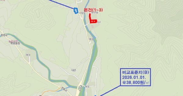 강원특별자치도 영월군 무릉도원면 법흥리 243  미지정 경매 물건 이미지