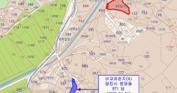충청남도 당진시 원당동 601  미지정 경매 물건 이미지