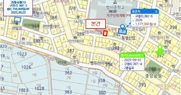울산광역시 울주군 범서읍 구영리 392-16  미지정 경매 물건 이미지