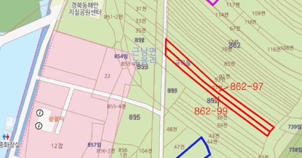 경상북도 울진군 근남면 노음리 862-97  미지정 경매 물건 이미지