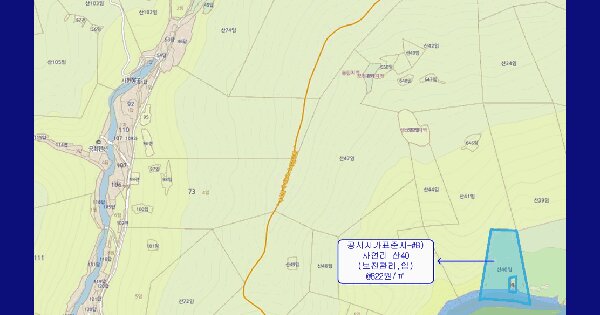 경상남도 밀양시 단장면 사연리 산70  미지정 경매 물건 이미지