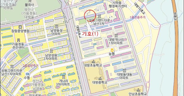 경상남도 창원시 성산구 대방동 355 성원남산3차아파트 304동 2층208호 미지정 경매 물건 이미지