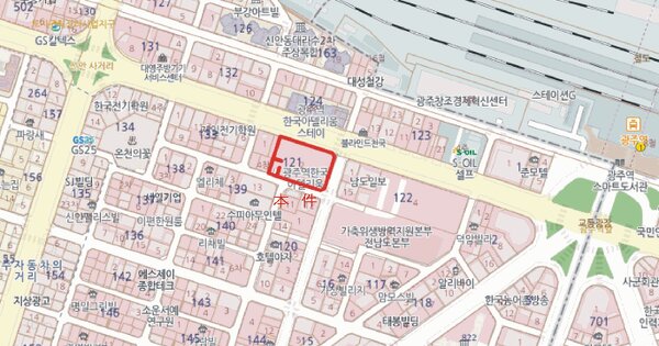 광주광역시 북구 신안동 121-2 광주역한국아델리움  4층410호 미지정 경매 물건 이미지