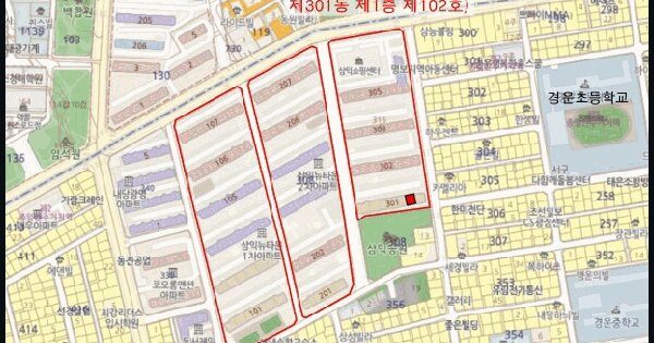 대구광역시 서구 내당동 308-11 삼익뉴타운 301동 1층102호 미지정 경매 물건 이미지