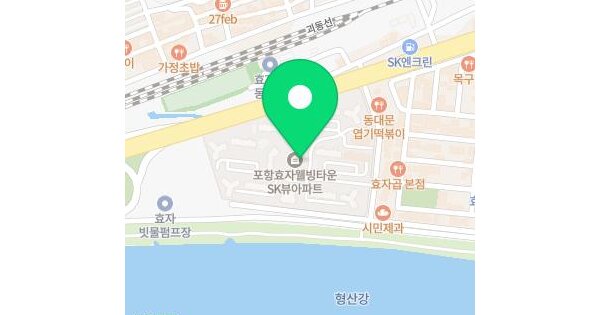 경상북도 포항시 남구 효자동 566 포항효자웰빙타운에스케이뷰 104동 2층 201호 미지정 경매 물건 이미지